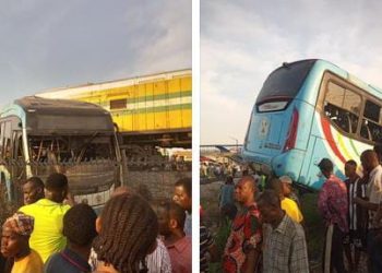 Train and BRT Bus Collusion