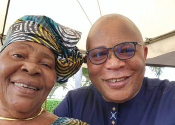 Ramon Nasir with his late Mum